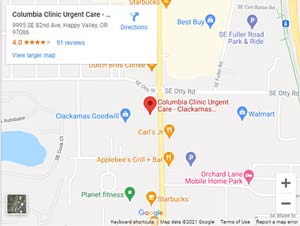 Directions to Urgent Care in Clackamas, OR on SE 82nd Ave