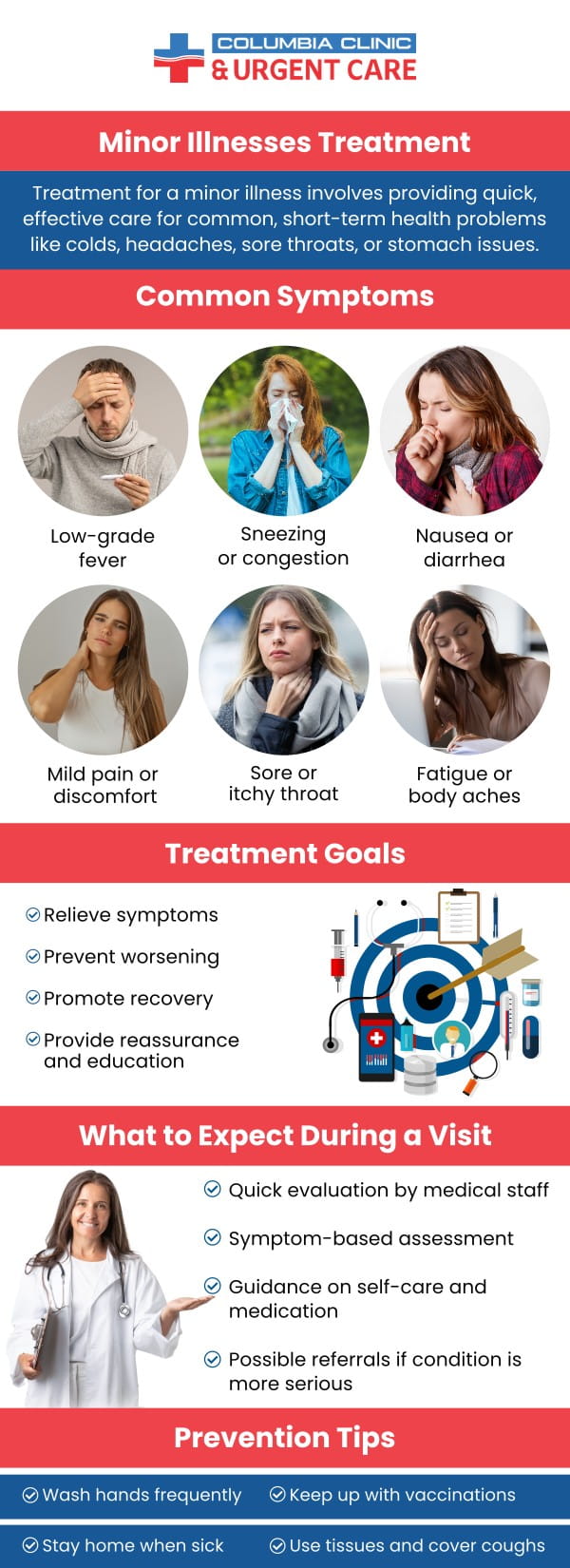 Need immediate relief from minor ailments? Columbia Clinic & Urgent Care offers quick and efficient treatment for conditions like sore throats, ear infections, and flu. We also welcome walk-in patients, ensuring that you can receive timely attention without the hassle of scheduling an appointment. For more information, contact us or book an appointment online. We have convenient locations to serve you at Tibbetts St Portland, Stark Street Portland, and Tigard, OR. We also accept walk-ins. Need immediate relief from minor ailments? Columbia Clinic & Urgent Care offers quick and efficient treatment for conditions like sore throats, ear infections, and flu. We also welcome walk-in patients, ensuring that you can receive timely attention without the hassle of scheduling an appointment. For more information, contact us or book an appointment online. We have convenient locations to serve you at Tibbetts St Portland, Stark Street Portland, and Tigard, OR. We also accept walk-ins.