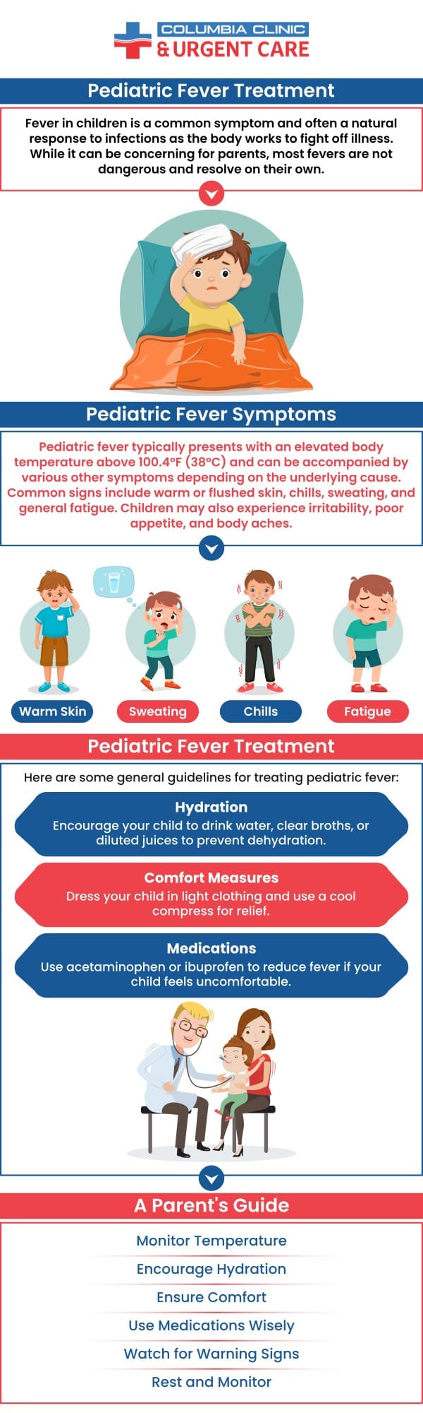 If your child consistently has a fever and you can’t get it under control, come to Columbia Clinic Urgent Care and get comprehensive treatment. For more information, contact us or schedule an appointment online. We have convenient locations to serve you in 82nd Avenue Portland OR, Mall 205 Portland OR, and Tigard OR. If your child consistently has a fever and you can’t get it under control, come to Columbia Clinic Urgent Care and get comprehensive treatment. For more information, contact us or schedule an appointment online. We have convenient locations to serve you in 82nd Avenue Portland OR, Mall 205 Portland OR, and Tigard OR.