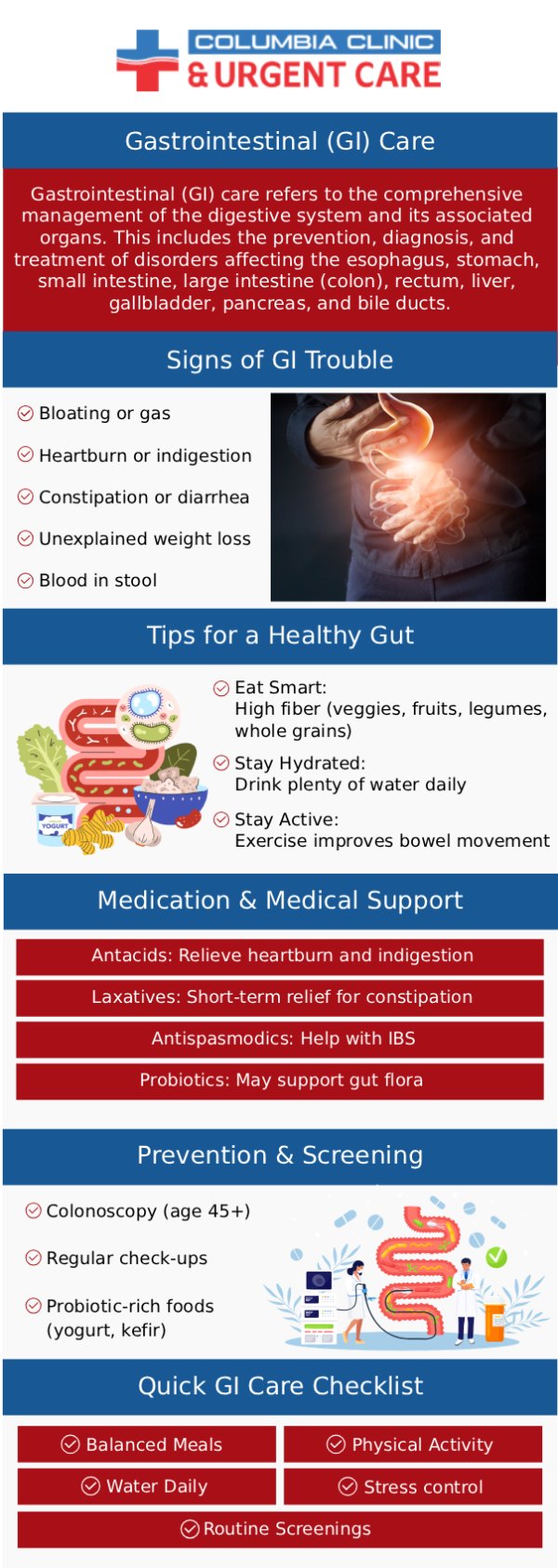 If you are suffering from gastroenteritis, visit Columbia Clinic Urgent Care and get comprehensive treatment from our professionals. For more information, call us or book an appointment online. We have convenient locations to serve you in Portland OR and Tigard OR.