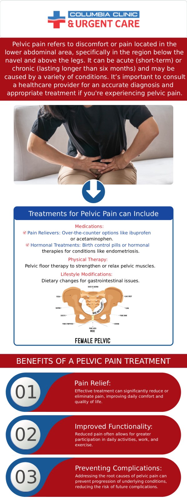 Experiencing random pain in the uterus when you are not on your period may be a sign of various underlying problems. Hormonal irregularities, ovarian cysts, and even conditions like endometriosis are potential causes. For this reason, uterus pain should always be taken seriously, especially if you are unaware of the cause. At Columbia Clinic Urgent Care, our medical professionals provide comprehensive treatment to address underlying concerns. For more information, contact us or book an appointment online. We have convenient locations to serve you at Tibbetts St Portland, Stark Street Portland and Tigard, OR.